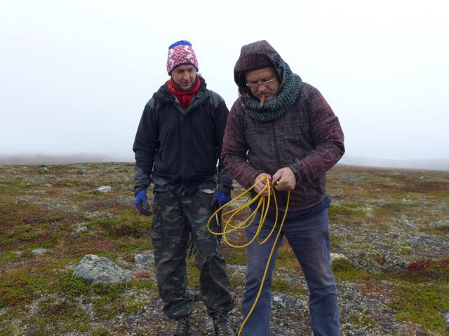the art of Lasso Throwing, Vladimír Merta and Ol Johan Gaup, photo: Ivar Smedstad