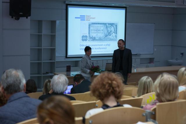 prof. Ing. Iva Rittschelová, CSc, a Michal Koleček, foto Jáchym Myslivec