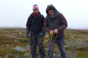 the art of Lasso Throwing, Vladimír Merta and Ol Johan Gaup, photo: Ivar Smedstad
