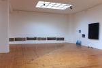 zleva|left: Seismografické zápisy z hlubinných dolů z roku 1984 | Seismographic records from mine, Diana Winklerová, Only in Fragments, 2015 – 2016, Galerie Školská 28