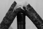 Elvar Már Kjartansson, Crushing Birch. Video still, documentation of work in progress, 2015.